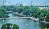 Công viên Thủ Lệ nhìn từ trên cao