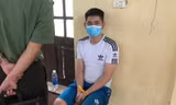 Người Trung Quốc bị bắt giữ ở địa bàn huyện Lập Thạch. Ảnh: Công an Vĩnh Phúc