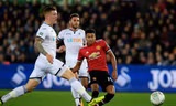 Lingard trong pha ghi bàn mở tỷ số trận đấu. 