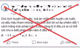 Phao tin sai sự thật trên Facebook, xúc phạm chủ tịch huyện ở Cà Mau