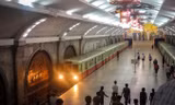 Bên trong ga tàu kiêm bảo tàng, hầm trú bom ở Triều Tiên