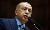 Tổng thống Recep Tayyip Erdogan phát biểu hôm nay, 23/10, trước Quốc hội tại Ankara (Thổ Nhĩ Kỳ). Ảnh: Reuters
