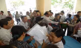 Người dân tại buổi tiếp xúc cử tri quận 2 ngày 22/11 Ảnh: Đ.D 