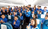 Đại biểu trên Chuyến bay thanh niên bày tỏ khát vọng cống hiến hướng về Đại hội Đoàn toàn quốc XII 