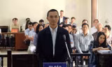 Bị cáo Đặng Anh Tuấn tại tòa án tỉnh Phú Thọ.
