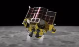 Tàu thăm dò Mặt trăng Moon Sniper của Nhật Bản. (Ảnh: Jaxa)