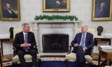 Tổng thống Mỹ Joe Biden và Chủ tịch Hạ viện Kevin McCarthy. (Ảnh: Reuters)