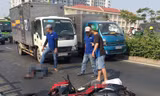 Hiện trường vụ việc.