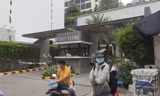 Chung cư ở Thảo Điền bị phong tỏa.
