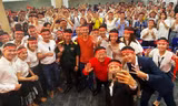 Không khí sôi động tại ngày hội Chủ nhật Đỏ ở TPHCM.
