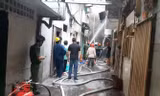 Hiện trường vụ cháy.