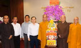 Lãnh đạo TPHCM chúc mừng Phật đản đến chức sắc, tăng ni 