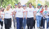 Chủ tịch UBND TP.HCM tham gia chương trình đi bộ vì hòa bình, hợp tác và phát triển