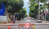 Phong tỏa đường Hai Bà Trưng nơi có văn phòng làm việc của nhà xe Tiến Oanh