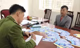 Đối tượng Bùi Văn Kiên và tang vật trong vụ án