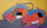 Tranh con giống của Đỗ Phấn từng làm bìa báo tết Tiền Phong Chủ Nhật 