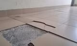 Nền nhà chung cư ở Bình Định nứt toác, cư dân hốt hoảng tháo chạy