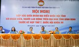 Người lao động Bình Định kiến nghị nhiều vấn đề về Luật Bảo hiểm xã hội (sửa đổi) lên Quốc hội