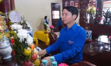 Bí thư thường trực T.Ư Đoàn dâng hương tại Khu tưởng niệm anh Lý Tự Trọng