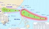 Siêu bão Mangkhut khả năng sẽ tiếp nối bão số 5 đi vào biển Đông