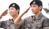 V và RM (BTS) xuất ngũ