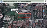 Vị trí khu đất lập điều chỉnh quy hoạch.