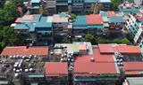 Một góc khu tập thể Nghĩa Tân