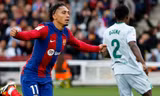 Raphinha tỏa sáng trong trận thắng của Barcelona.