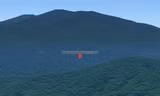 Hình ảnh chiếc máy bay nghi là MH370 rơi trên một sườn núi ở Campuchia. (Ảnh: Google Maps) 