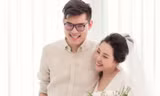 Gào và ông xã Thanh Tú. 