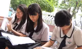 Hầu hết học sinh, đặc biệt là các em cuối cấp, luôn đối diện với căng thẳng từ việc học. 