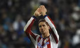 Torres hân hoan với cú đúp vào lưới Real Madrid.