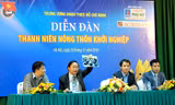 Chuyên gia nông nghiệp Nguyễn Lân Hùng – Tổng thư ký Hội các ngành sinh học Việt Nam giải đáp, gợi mở về trồng trọt chăn nuôi cho các bạn thanh niên tham dự diễn đàn