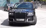 Chiếc xe Aurus của Tổng thống Nga Putin.