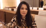 Kiều Thanh trong buổi họp báo.