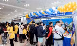Sinh viên ĐH Kinh tế Quốc dân hào hứng chào đón 'Tuần nghề nghiệp và việc làm 2022'