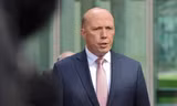 Bộ trưởng Quốc phòng Úc Peter Dutton. (Ảnh: Bloomberg)