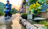 Triều cường khả năng gây ngập nhiều khu vực ở TPHCM trong ngày mùng 2 Tết 
