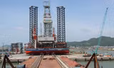 Công trình giàn khoan Tam Đảo 3. Ảnh: nhân vật cung cấp.