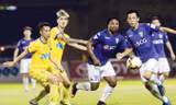 V-League 2018 có thể sẽ không lên sóng truyền hình nếu tranh chấp về bản quyền truyền hình không được sớm giải quyết. Ảnh: VSI.