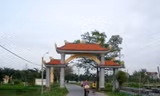 Cổng làng văn hóa Tả Quan, Dương Quan, Thủy Nguyên, Hải Phòng. Ảnh mang tính minh họa