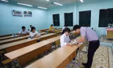 Điểm thi THPT Hoài Đức A (Hà Nội) chỉ có 6 thí sinh dự thi bài thi tổ hợp KHTN. Ảnh: Nguyễn Hà.