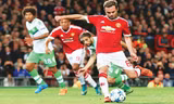 Juan Mata góp công lớn trong chiến thắng của M.U rạng sáng qua ở vòng bảng Champions League. Ảnh: GETTY IMAGES
