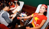 Ngày hội hiến máu tình nguyện “Chủ nhật Đỏ” lần thứ 7 được tổ chức thành công với 17.722 đơn vị máu. Ảnh: Như Ý