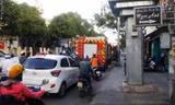 Lực lượng chức năng có mặt điều tra vụ việc.