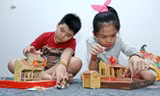 Trung Thu năm nay, những bộ đồ chơi xếp hình rất mới mẻ nhưng lại mang phong cách truyền thống sẽ được giới thiệu với các bạn nhỏ có sở thích tìm hiểu về ngày Rằm tháng tám.