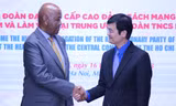 Bí thư thứ nhất T.Ư Đoàn Bùi Quang Huy tiếp đoàn đại biểu cấp cao Đảng Cách mạng Tanzania