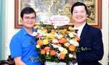 Bí thư thứ nhất Trung ương Đoàn thăm, chúc mừng ngày Nhà giáo Việt Nam 20/11