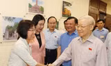 Tổng Bí thư tiếp xúc cử tri các quận Đống Đa, Ba Đình, Hai Bà Trưng