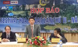 Lãnh đạo tỉnh Lâm Đồng họp báo Festival hoa Đà Lạt sáng 1/12. Ảnh: T.Q.